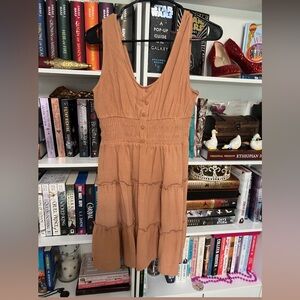 Krush Tan Sleeveless Dress